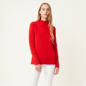 French Connection Vibrant Red Turtleneck Sweater